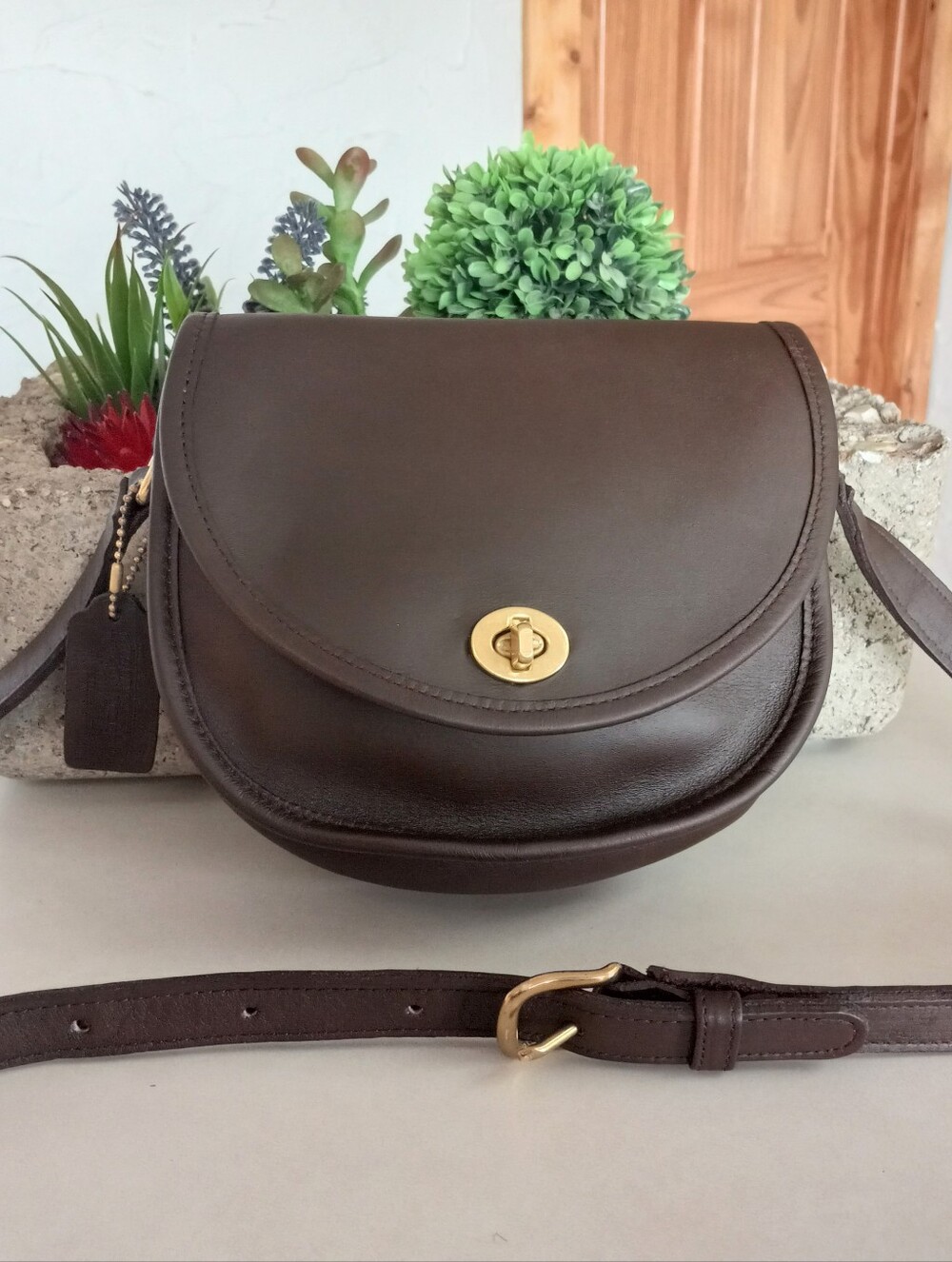 Coach Watson 1997 Classics Collection, #9981 Mahogany Brown Crossbody
